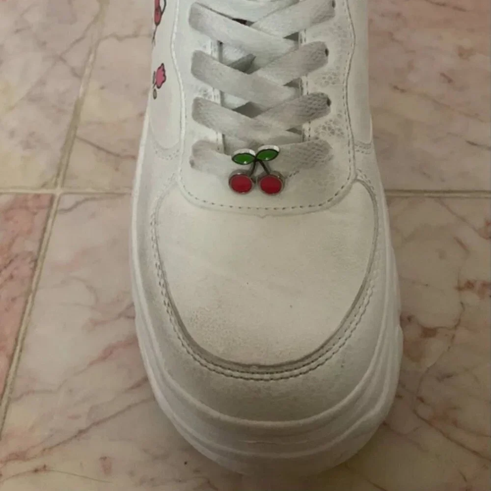 Cute Sanrio Primark x Hello Kitty Cherries Platform Sneaker Shoes US 6